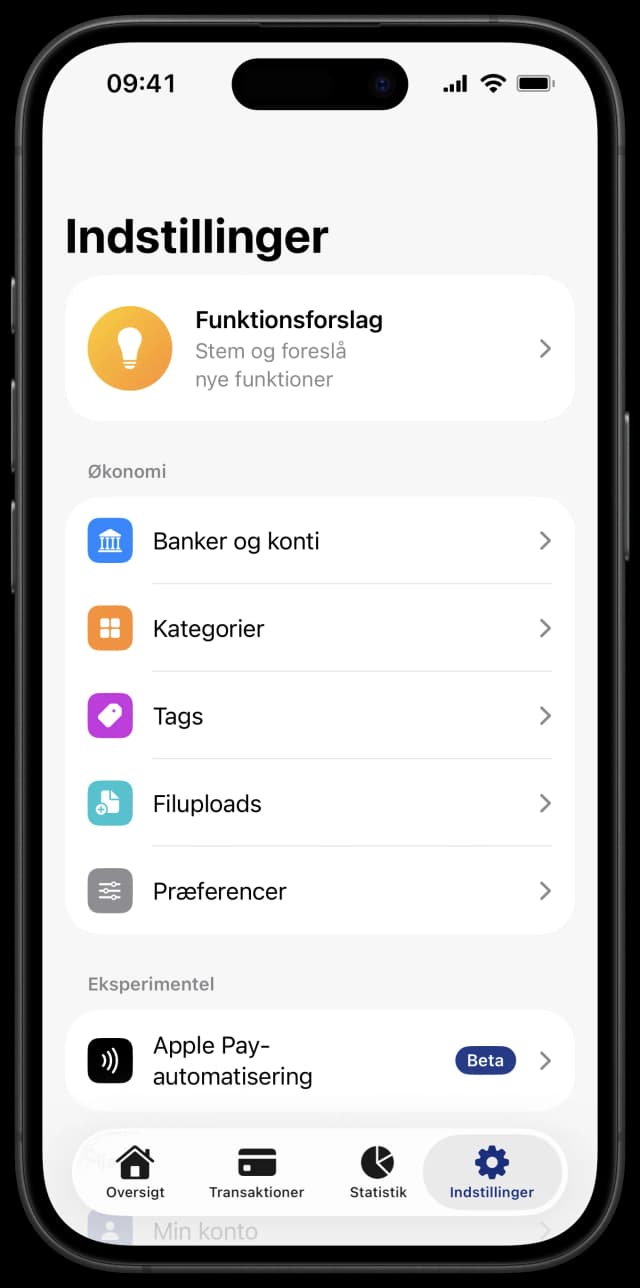 Tilpas appen, som du vil
